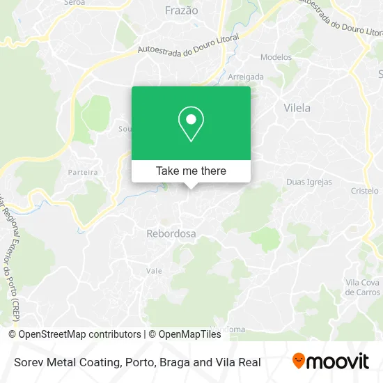 Sorev Metal Coating map