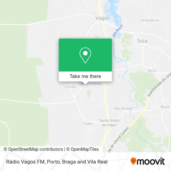Rádio Vagos FM map