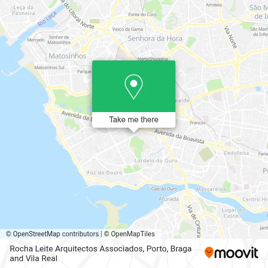 Rocha Leite Arquitectos Associados map