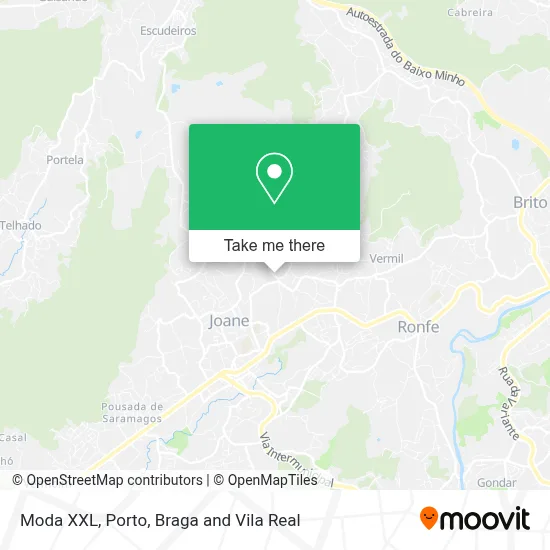 Moda XXL map