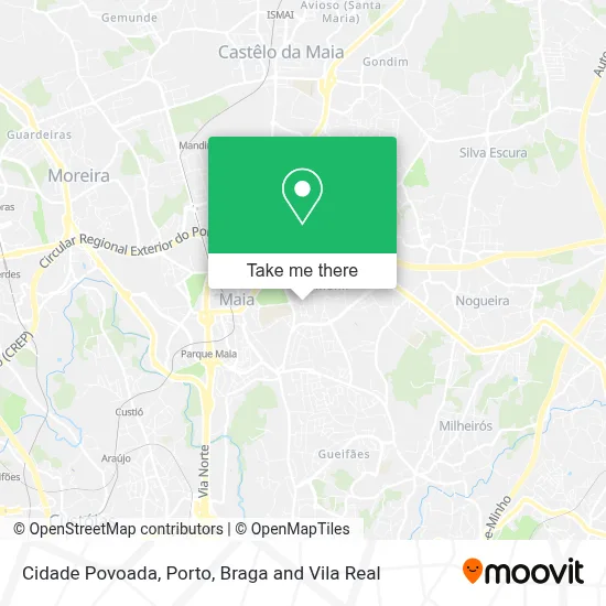 Cidade Povoada map