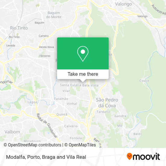 Modalfa map