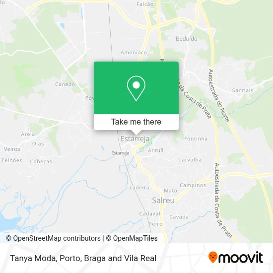 Tanya Moda map