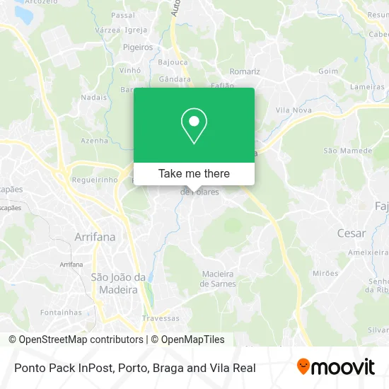 Ponto Pack InPost map