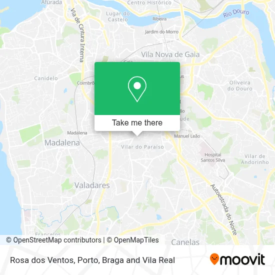 Rosa dos Ventos mapa