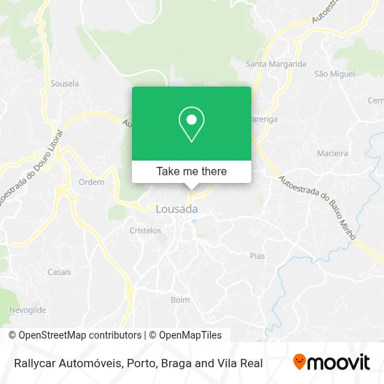 Rallycar Automóveis map