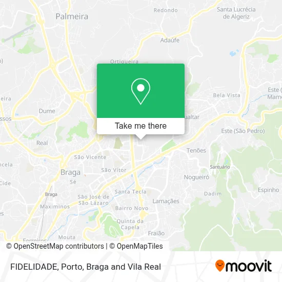 FIDELIDADE map