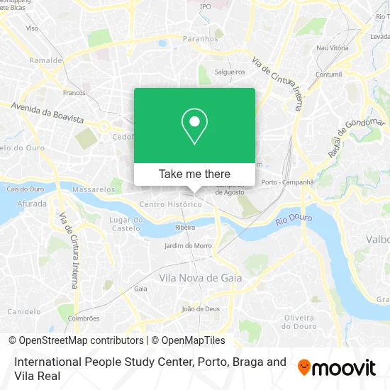 International People Study Center map