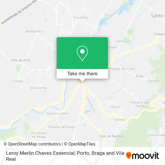 Leroy Merlin Chaves Essencial map
