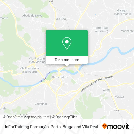 InForTraining Formação map
