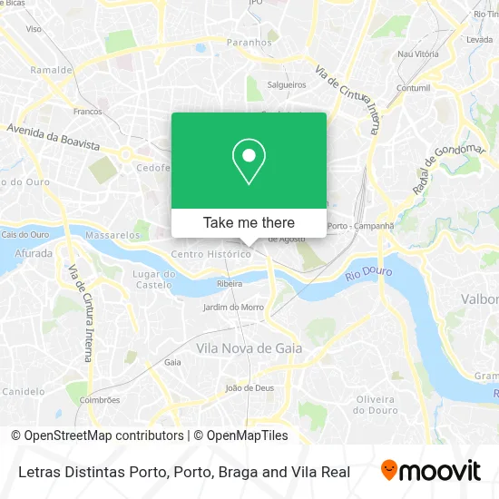 Letras Distintas Porto map