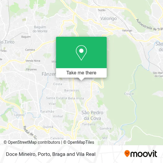 Doce Mineiro map