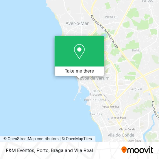 F&M Eventos map