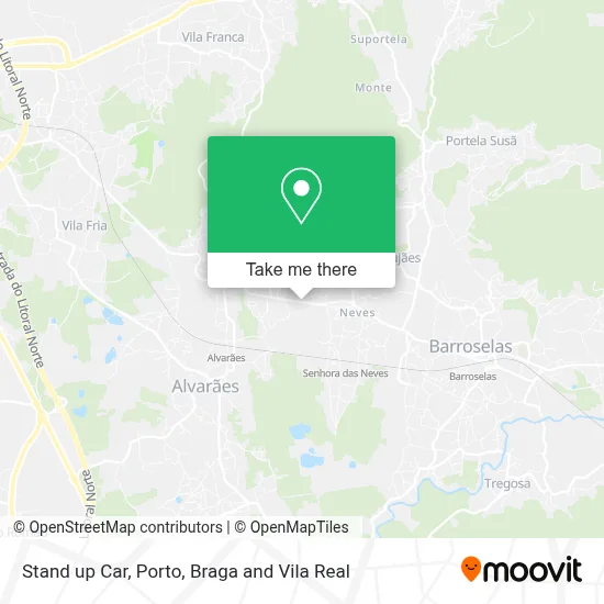 Stand up Car map