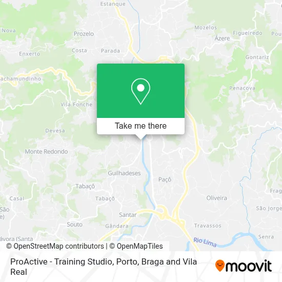 ProActive - Training Studio mapa