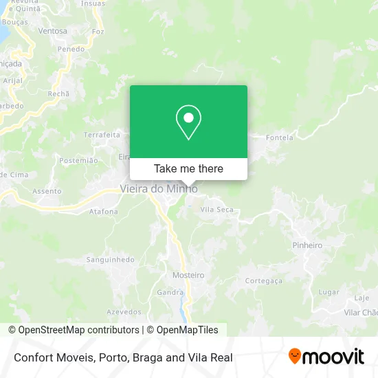 Confort Moveis map