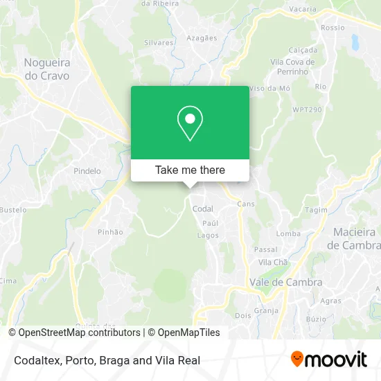 Codaltex map