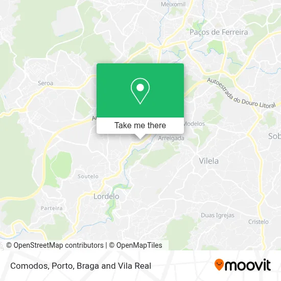 Comodos map