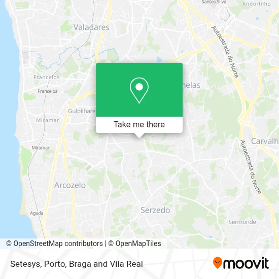 Setesys map