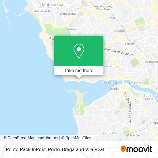 Ponto Pack InPost map