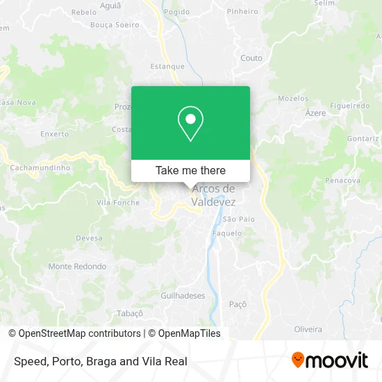 Speed map
