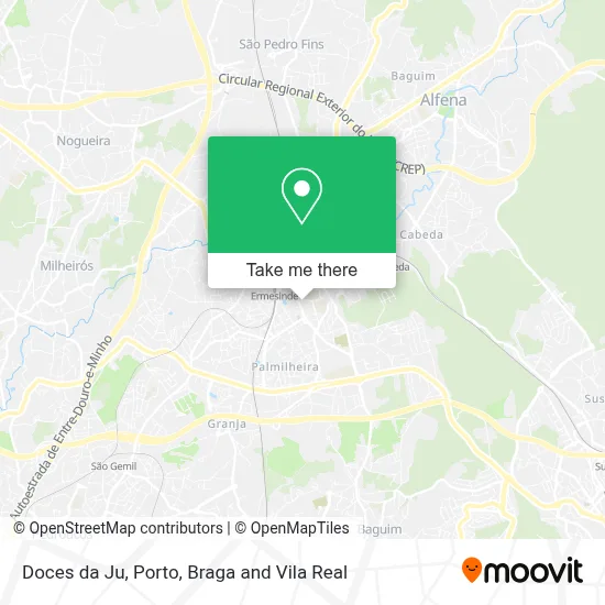 Doces da Ju map