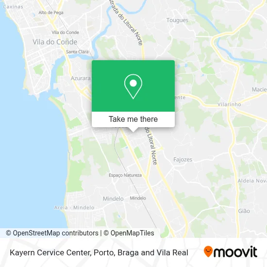 Kayern Cervice Center map