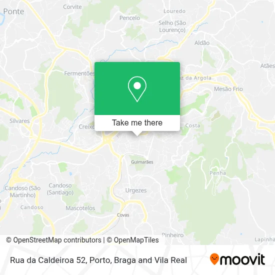 Rua da Caldeiroa 52 mapa