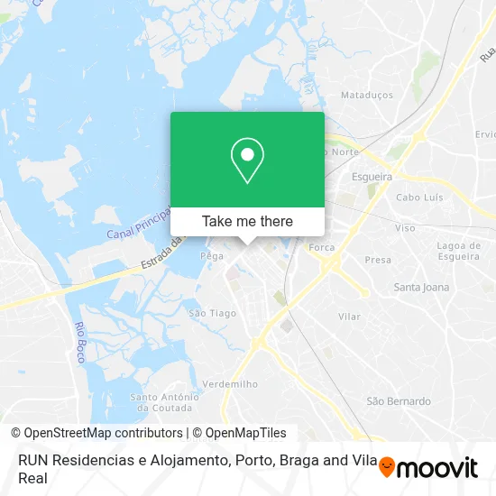 RUN Residencias e Alojamento map
