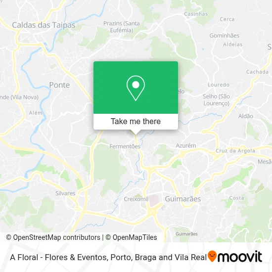A Floral - Flores & Eventos map