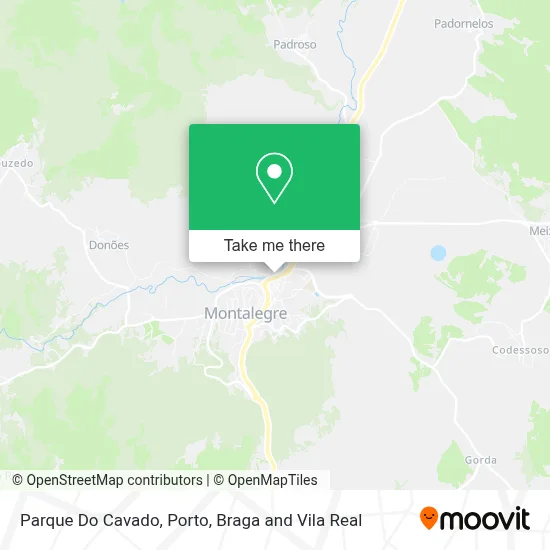 Parque Do Cavado map