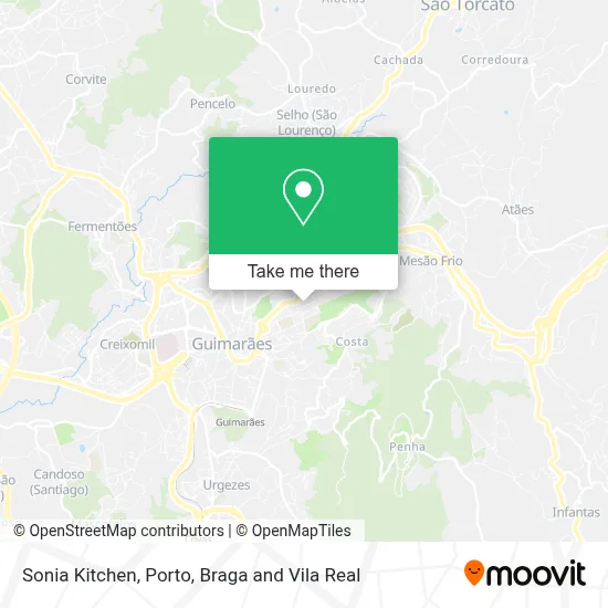 Sonia Kitchen map