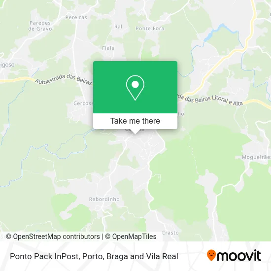 Ponto Pack InPost map