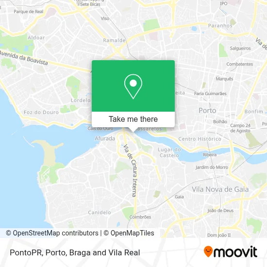 PontoPR map