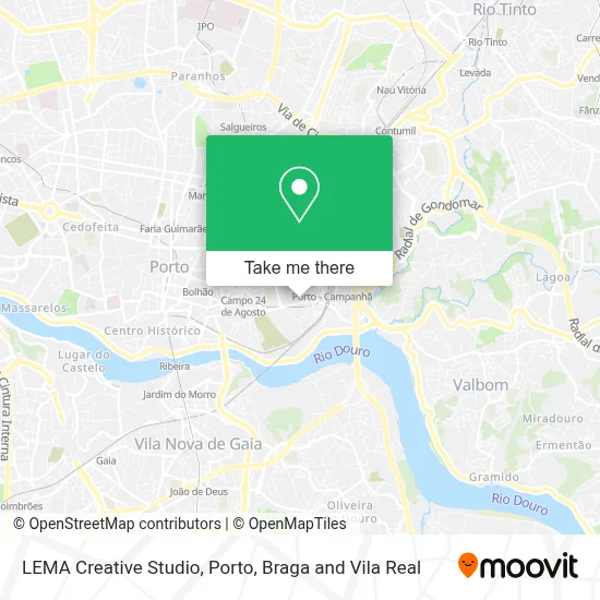 LEMA Creative Studio map