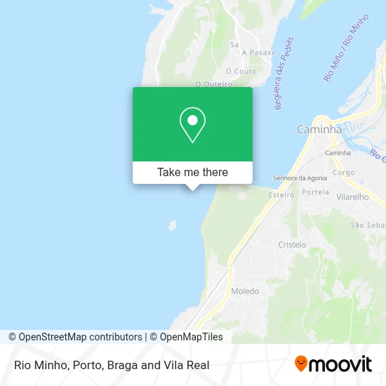 Rio Minho mapa