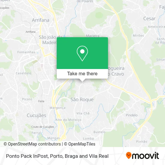 Ponto Pack InPost map