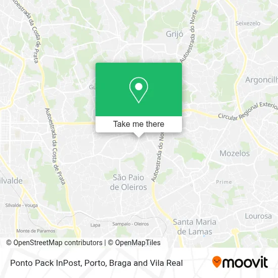 Ponto Pack InPost map
