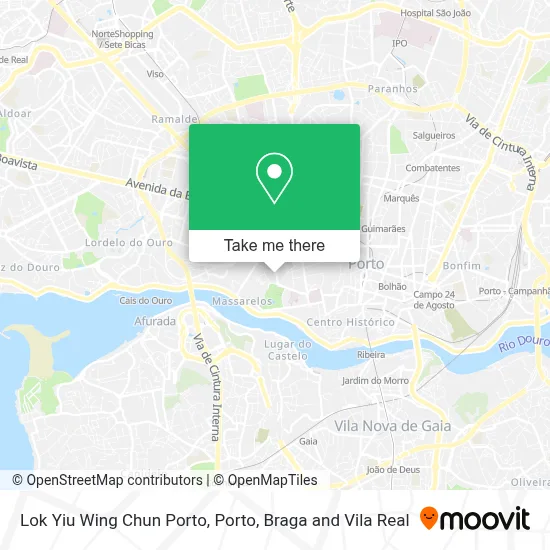 Lok Yiu Wing Chun Porto map