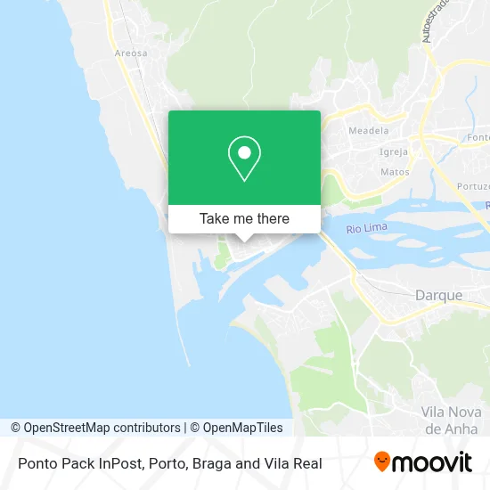 Ponto Pack InPost map