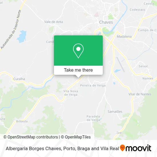 Albergaria Borges Chaves map
