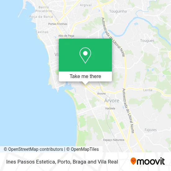 Ines Passos Estetica map