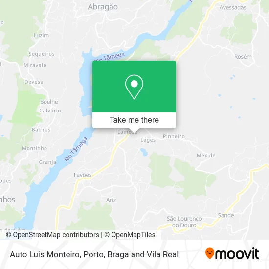 Auto Luis Monteiro map