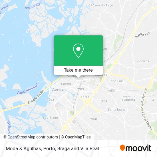 Moda & Agulhas map