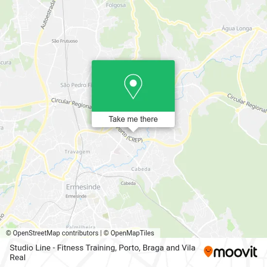Studio Line - Fitness Training map