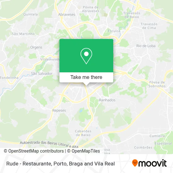 Rude - Restaurante mapa