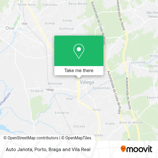 Auto Janota map