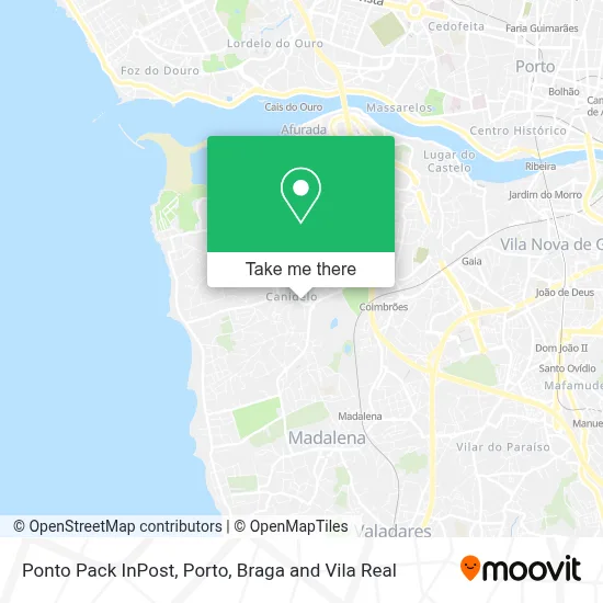 Ponto Pack InPost map