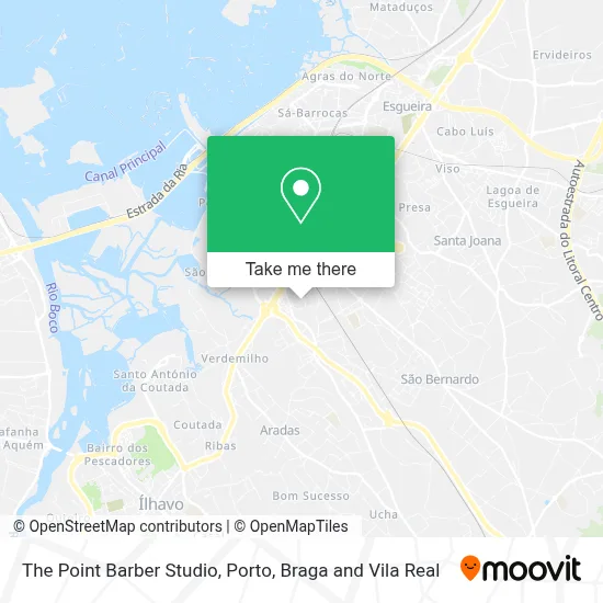 The Point Barber Studio map