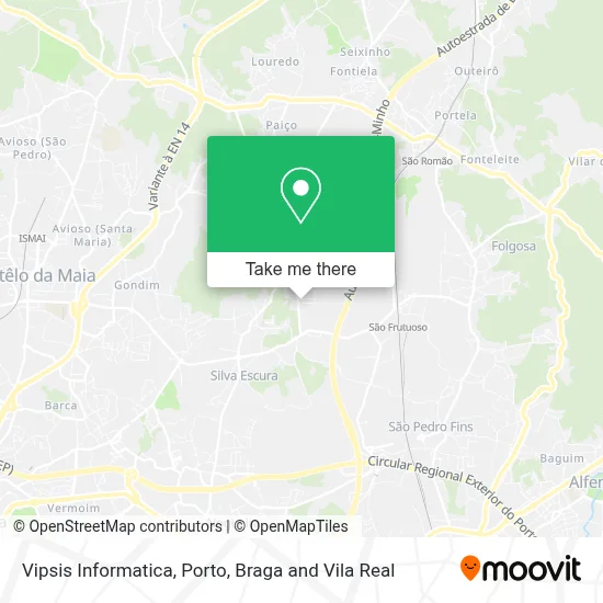 Vipsis Informatica map